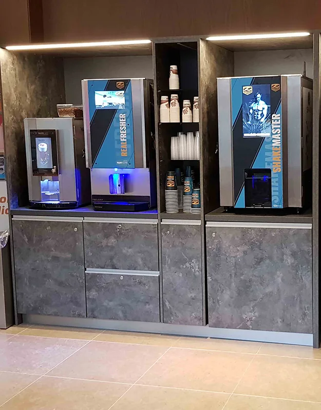Pro Shake installé dans une salle de sport